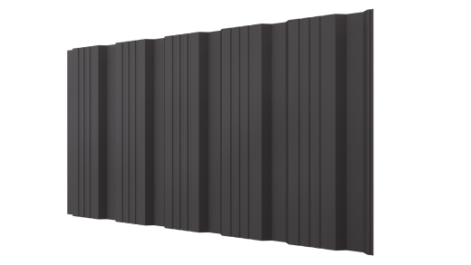 Профнастил К20 1195/1130x0,5 мм, 8019 серо-коричневый матовый