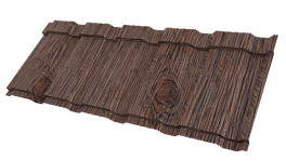 Профиль Пегас 1195/1130x0,45 мм, Морёный дуб 3D