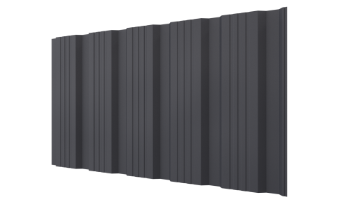 Профнастил К20 1195/1130x0,5 мм, 7024 графитовый серый матовый
