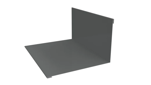 Планка примыкания верхняя 100x150x2000 мм, 7005 мышино-серый глянцевый