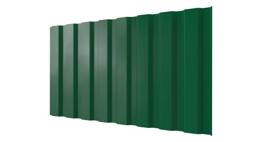 Профнастил С20A 1150/1100x0,45 мм, 6029 мятно-зеленый глянцевый