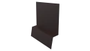 Планка стартовая фальц 135x30x55 мм, 8017 шоколадно-коричневый стальной бархат