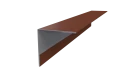 Планка угла наружного 30x30x2000 мм, 8004 медно-коричневый глянцевый