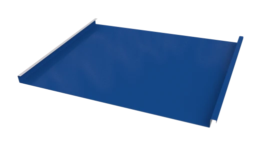 Фальцевая кровля 562/550x0,65 мм, 5005 сигнальный синий глянцевый
