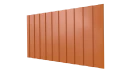 Профнастил С8 1200/1150x0,45 мм, 2011 насыщенный оранжевый глянцевый