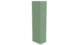 Стойка 40x60x40 мм, 6019 бело-зеленый глянцевый