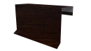 Планка торцевая фальц 65x97 мм, Antique wood