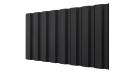 Профнастил С20A 1150/1100x0,45 мм, 9005 черный янтарь матовый