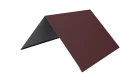 Конёк простой 150x150x2000 мм, 3005 винно-красный матовый