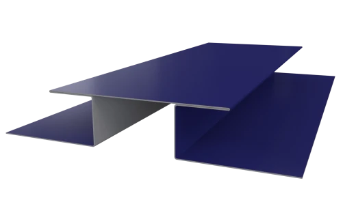 Планка стыковочная сложная Блок-хаус 110x2000 мм, 5002 ультрамариново-синий глянцевый
