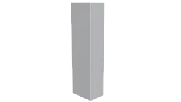 Стойка 40x60x40 мм, 9003 сигнальный белый глянцевый