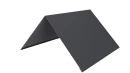 Конёк простой 150x150x2000 мм, 7024 графитовый серый матовый