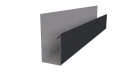 Планка П-образная Блок-хаус 30x30x2000 мм, 7024 графитовый серый матовый