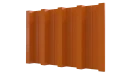 Профнастил Н60 902/845x0,5 мм, 2011 насыщенный оранжевый глянцевый